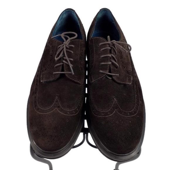 Mark Nason Sketchers 68060 Brown Full Brogue Wingtip Oxford Shoes Mens US 12